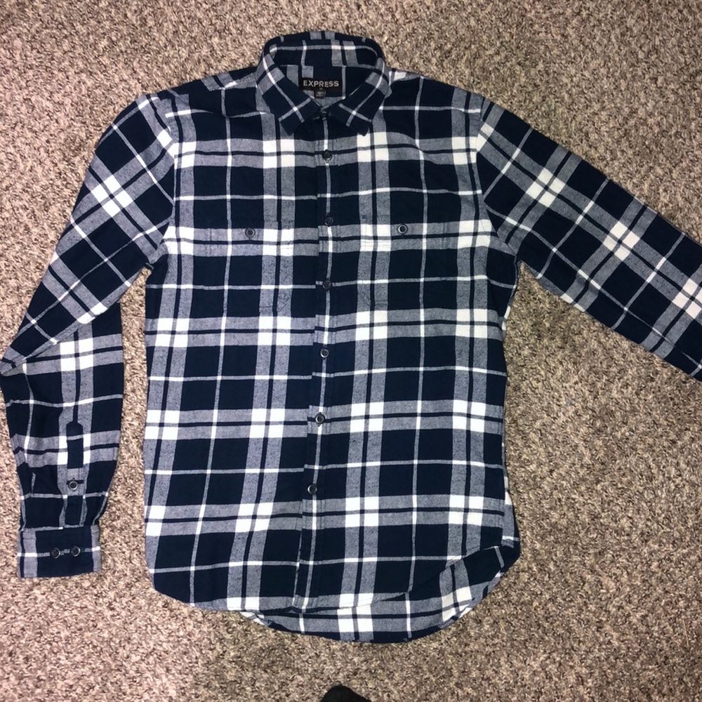 Men’s button down casual flannel